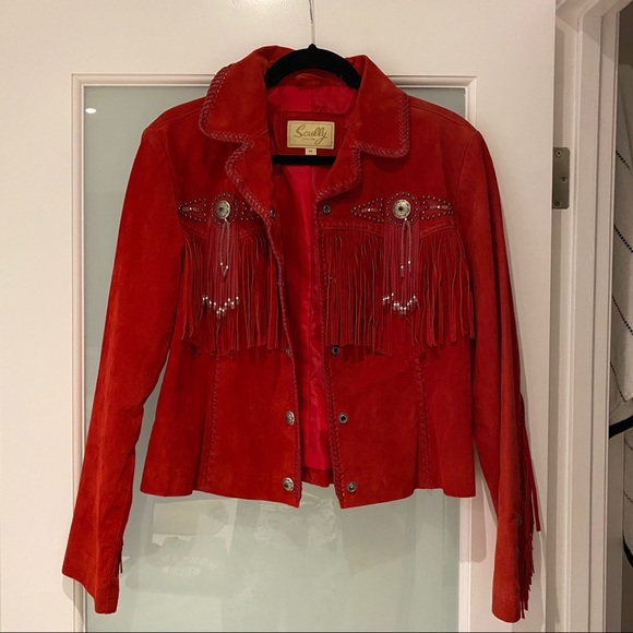 Scully Jackets & Blazers - Red Leather Fridge Jacket